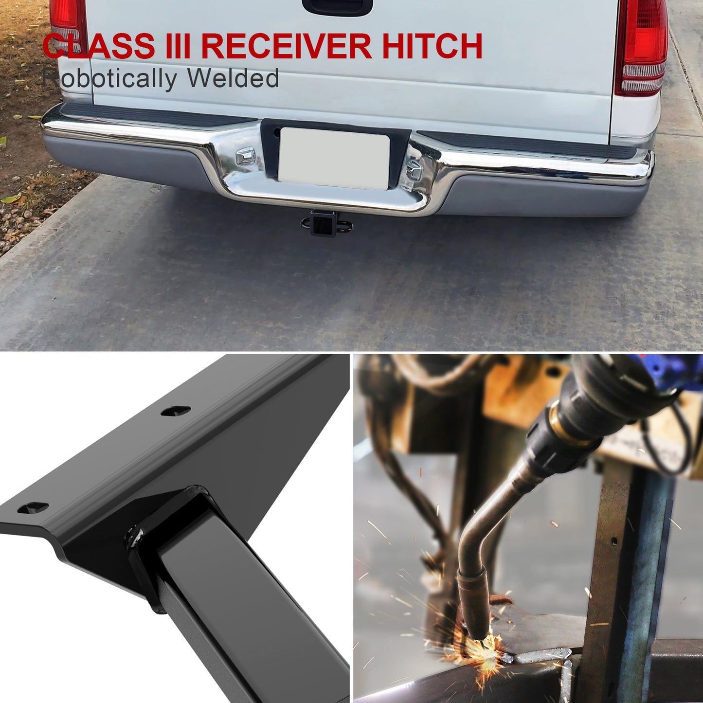 APS Carbon Rear Hitch (Class 3, Assembly Style): Dodge Dakota 1997 - 2004