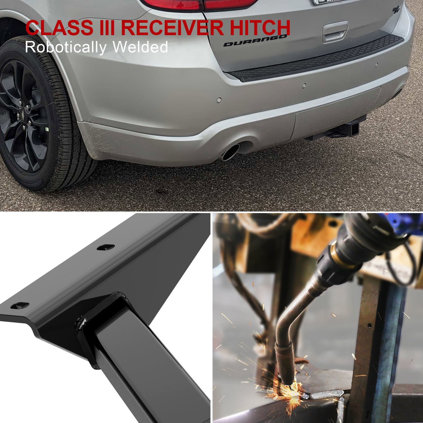 APS Carbon Rear Hitch (Class 3): Dodge Durango & Jeep Grand Cherokee 2011 - 2025