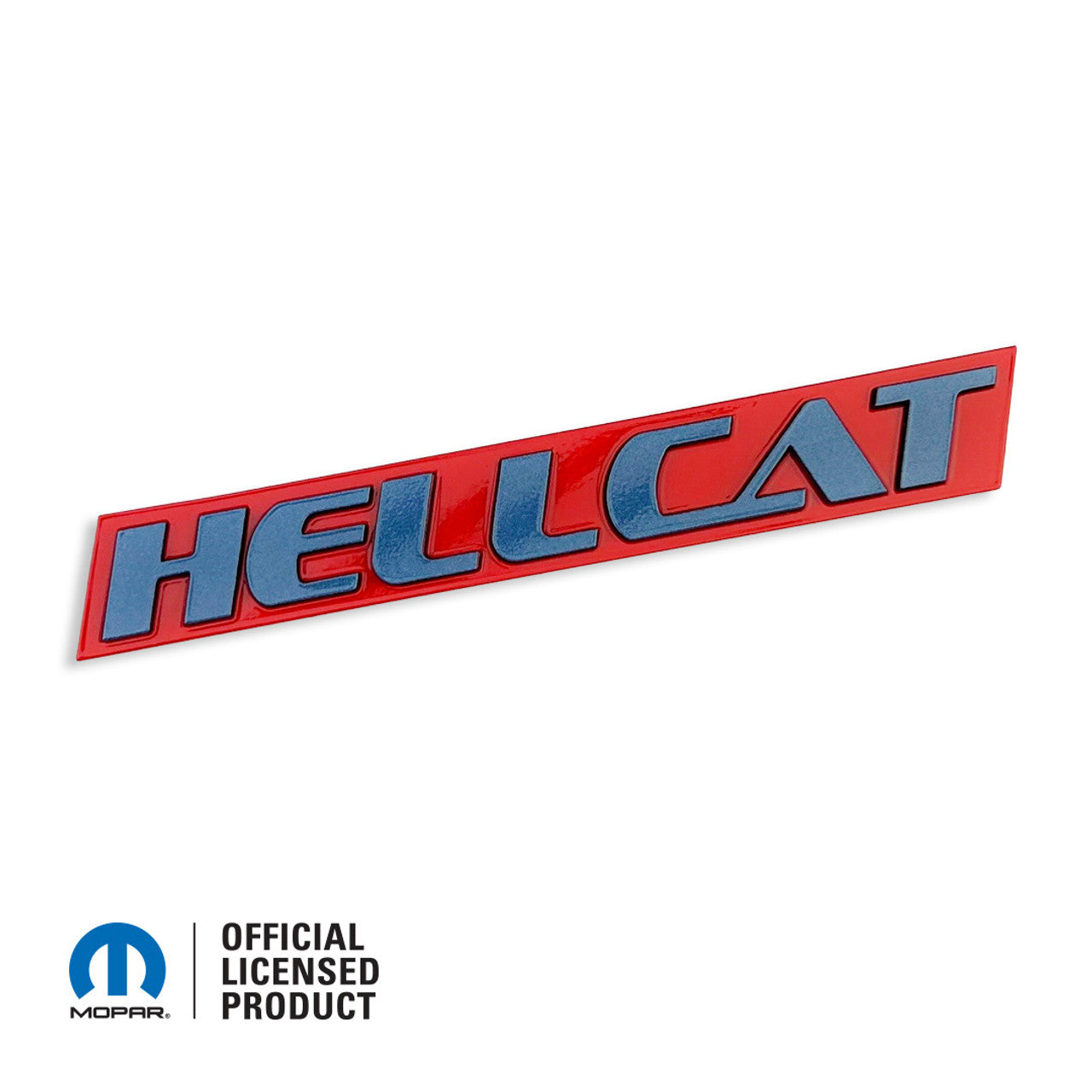 American Brother Designs Acrylic HELLCAT FONT Badge (2 Color): Dodge Challenger & Charger 2015 - 2023