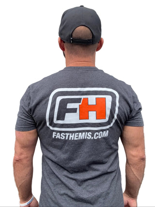 FastHemis T-SHIRT (Charcoal - Short Sleeve) M - 4XL