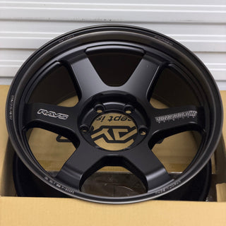 Volk Racing TE37 ULTRA LARGE / Matte Translucent Black | 17x8.5 | 6x139.7 | +15mm Offset (Set of 4)