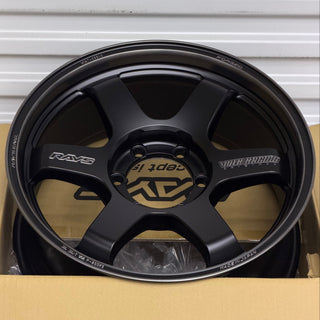 Volk Racing TE37 ULTRA LARGE / Matte Translucent Black | 18x9 | 6x139.7 | +15mm Offset (Set of 4)
