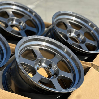 Volk Racing TE37XT / Pressed Graphite | 17x9 | 6x139.7 | -20mm Offset (Set of 4)