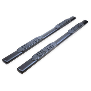TrailFX 5" Oval Straight Step Bar Black: Jeep Gladiator 2020-2026 2.0L/3.0L