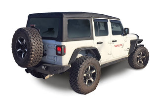 TrailFX Rear Fender Flares Steel: Jeep Wrangler JL 2018-2026 2.0L Turbo/3.6L V6
