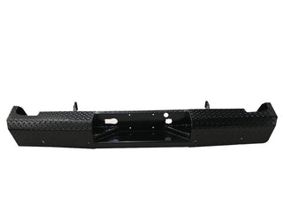 TrailFX Rear Full Replacement Bumper Gloss Black Steel: Fits Ram 1500 2019-2023 w/ 3.6L V6/5.7L Hemi/6.2L TRX
