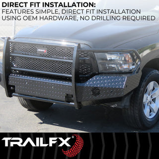 TrailFX HD Front Full Replacement Bumper: Ram 1500 2010-2012 3.7L/4.7L