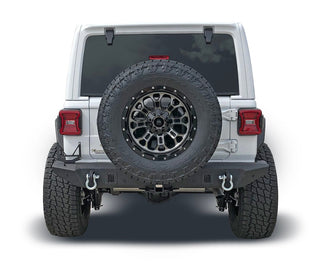 TrailFX Rear Bumper Steel: Jeep Wrangler JL 2018-2026 2.0L Turbo/3.6L V6