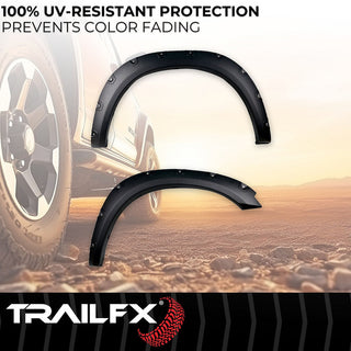 TrailFX Pocket Style Fender Flares Textured: Ram 1500 2009-2018 3.6L/5.7L