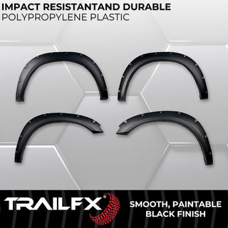 TrailFX Pocket Style Fender Flares Textured: Ram 1500 2009-2018 3.6L/5.7L