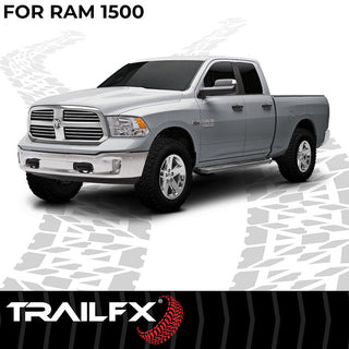 TrailFX A6 Running Boards: Fits Ram 1500 2009-2023 3.6L/5.7L