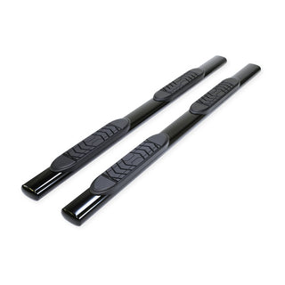 TrailFX 5" Oval Straight Step Bar Crew (RIGHT): Fits Ram 1500 / 2500 / 3500 2009-2023 w/ Step Pads - Black