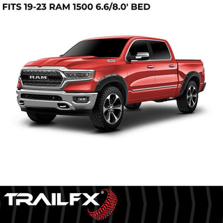 TrailFX Pocket Style Fender Flares w/ SS Rivets: Ram 1500 2023-2024 3.0L/3.6L V6