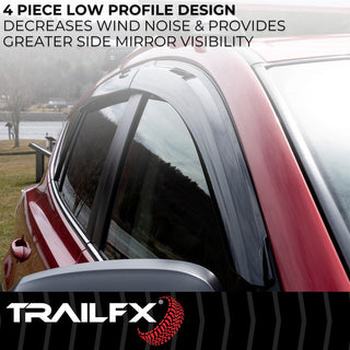 TrailFX 4-Piece Window Vent For Jeep Grand Cherokee