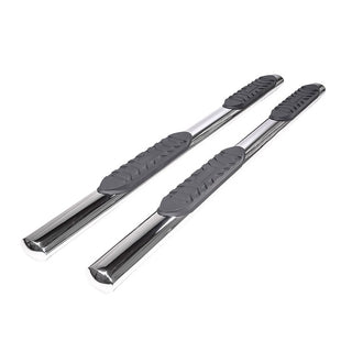 TrailFX 4" Oval Straight Step Bar Stainless: Fits Dodge Ram 1500-3500 2002-2009