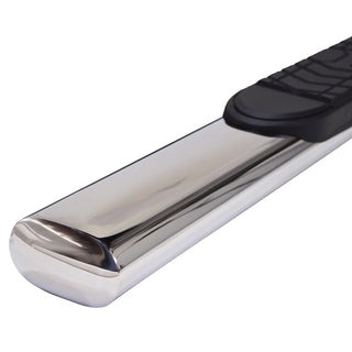 TrailFX 5" Oval Straight Step Bar SS Standard: Fits Ram 1500-3500 2009-2023 w/ Step Pads