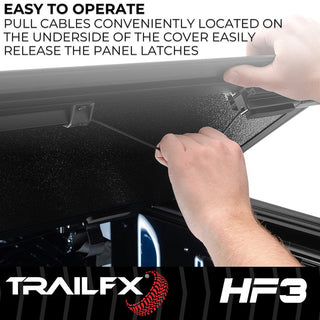 TrailFX HF3 Hard Folding Tonneau Cover For RAM 2500/3500 6.5'