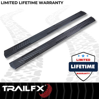 TrailFX A6 Running Boards Matte Black (CREW CAB): Ram 1500 2019-2024 3.6L/5.7L