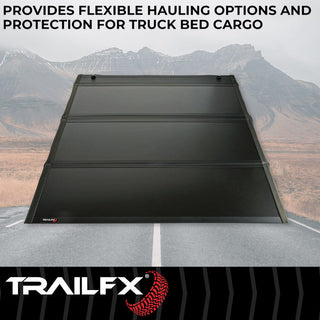 TrailFX HF3 Pro Flush Tri-Fold Tonneau Cover (5.6'): Ram 1500 2019-2024 3.6L/5.7L