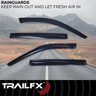 TrailFX 4-Piece Window Vent For Jeep Grand Cherokee