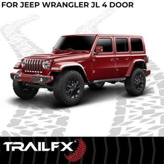 TrailFX Overland Running Board: Jeep Wrangler JL 4 Dr 2018-2026 2.0L/3.6L