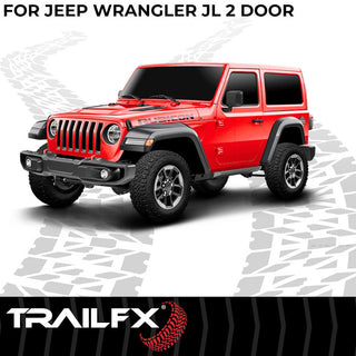 TrailFX Overland Running Board: Jeep Wrangler JL 2 Dr 2018-2026 2.0L/3.6L