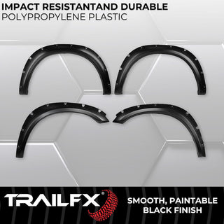 TrailFX Pocket Style Fender Flares: Fits Ram 1500 2009-2023 3.6L/5.7L