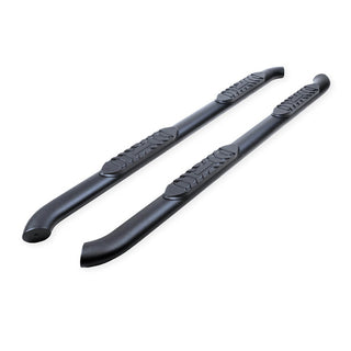TrailFX 4" Oval Bent Step Bar Black: Fits Ram 1500 2009-2023