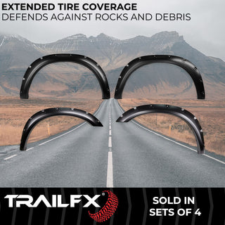 TrailFX Pocket Style Fender Flares: Ram 2500 2019-2024 5.7L/6.4L