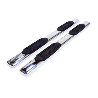 TrailFX 6" Oval Straight Step Bar SS: Fits Ram 1500-3500 2009-2023 w/ Step Pads