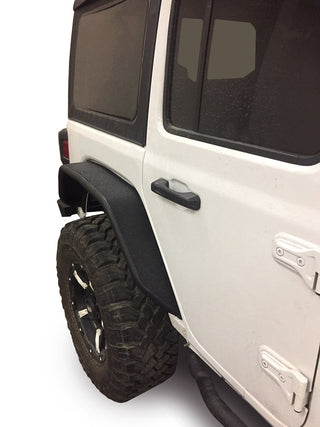 TrailFX Rear Fender Flares Steel: Jeep Wrangler JL 2018-2026 2.0L Turbo/3.6L V6
