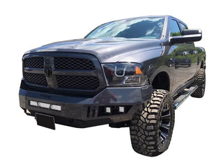 TrailFX Front Light Duty Bumper Titanium Black: Fits Ram 1500 2013-2023 w/ 3.6L/5.7L
