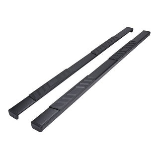 TrailFX T4 Trapezoid Step Bar Black: Fits Ram 1500-3500 Crew 2009-2023