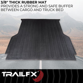 TrailFX Bed Mat 6'4": Fits Ram 1500/2500/3500 2019-2024 w/ 3.6L V6/5.7L Hemi/6.4L 392/6.7L Diesel/6.2L TRX