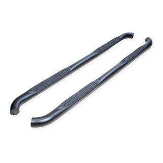 TrailFX 3" Round Step Bar Black: Fits Jeep Wrangler JL 2018-2026