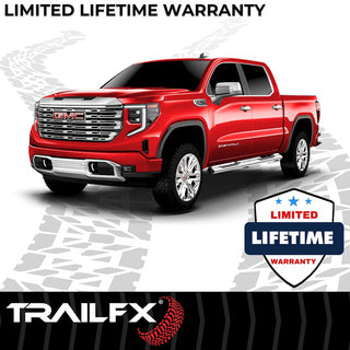 TrailFX 5" Oval Straight Step Bar Stainless: Fits Dodge Ram 1500-3500 2002-2009