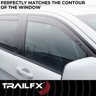 TrailFX In Channel 4-Piece Window Vent For Jeep Grand Cherokee