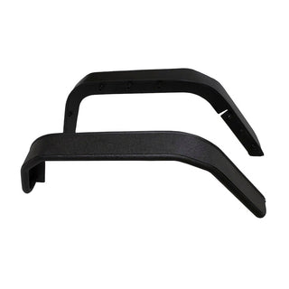 TrailFX Rear Fender Flares: Fits Jeep Wrangler JK 2007-2018 3.6L/3.8L V6 - Black