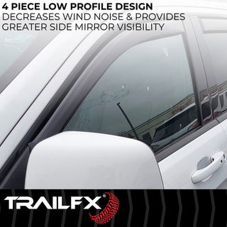 TrailFX In Channel 4-Piece Window Vent For Jeep Grand Cherokee