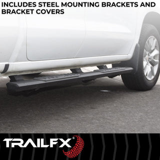 TrailFX A4 Step Bars Aluminum Titanium Black: Ram 1500 3.6L/5.7L