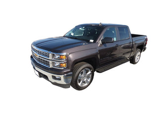 TrailFX Work Truck Running Board Steel Black (CREW CAB): Ram 1500 2019-2024 3.6L/5.7L