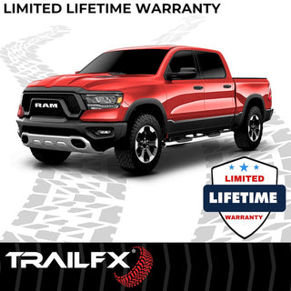 TrailFX 5" Oval Straight Step Bar SS: Fits Ram 1500 / 2500 / 3500 2009-2024