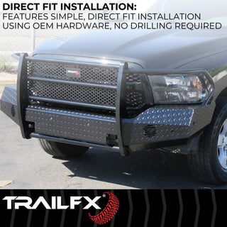 TrailFX Front Full Replacement Bumper: Fits Ram 2500/3500 2003-2005