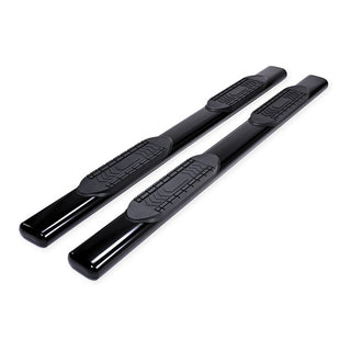 TrailFX 6" Oval Straight Step Bar Black: Fits Ram 1500-3500 2009-2023 w/ Step Pads