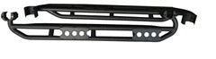 TrailFX Rocker Guards Black Steel: Jeep Wrangler JK 2007-2018 3.6L/3.8L V6
