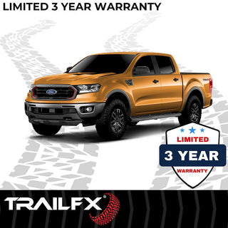 TrailFX 4" Oval Bent Step Bar: Jeep Gladiator 2020-2026 2.0L/3.0L - Black