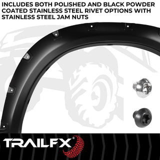 TrailFX Pocket Style Fender Flares: Fits Ram 1500 2009-2023 3.6L/5.7L