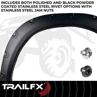 TrailFX Pocket Style Fender Flares Textured: Ram 1500 2009-2018 3.6L/5.7L
