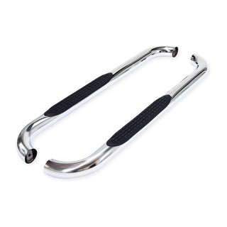 TrailFX 3" Round Stainless Step Bar (STD): Fits Ram 1500-3500 2009-2023 w/ Step Pads