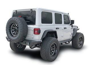 TrailFX Rear Bumper Steel: Jeep Wrangler JL 2018-2026 2.0L Turbo/3.6L V6
